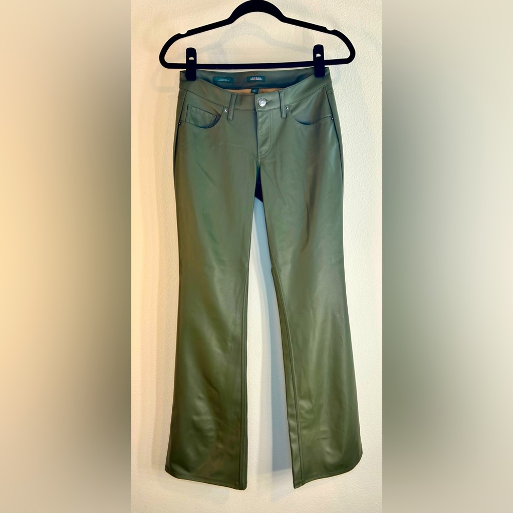 Vegan Leather Pants, Size 2